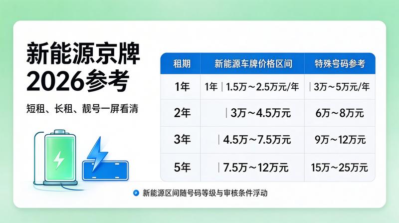 京牌租赁价格波动原因